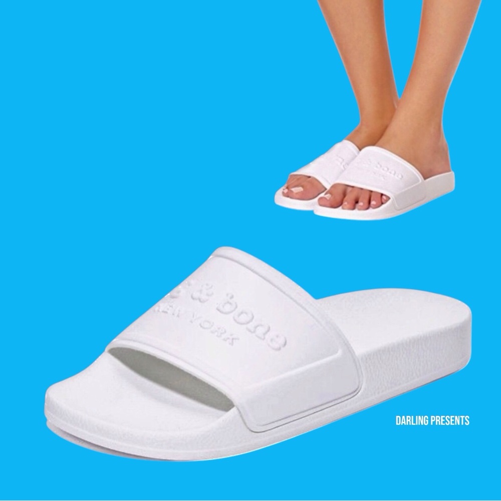 Rag & Bone Pool Slides Women Color Off White Size 9